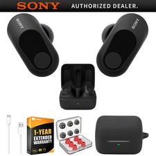 Sony INZONE Buds Truly Wireless Gaming Earbuds, Black Accessories Warranty Kit