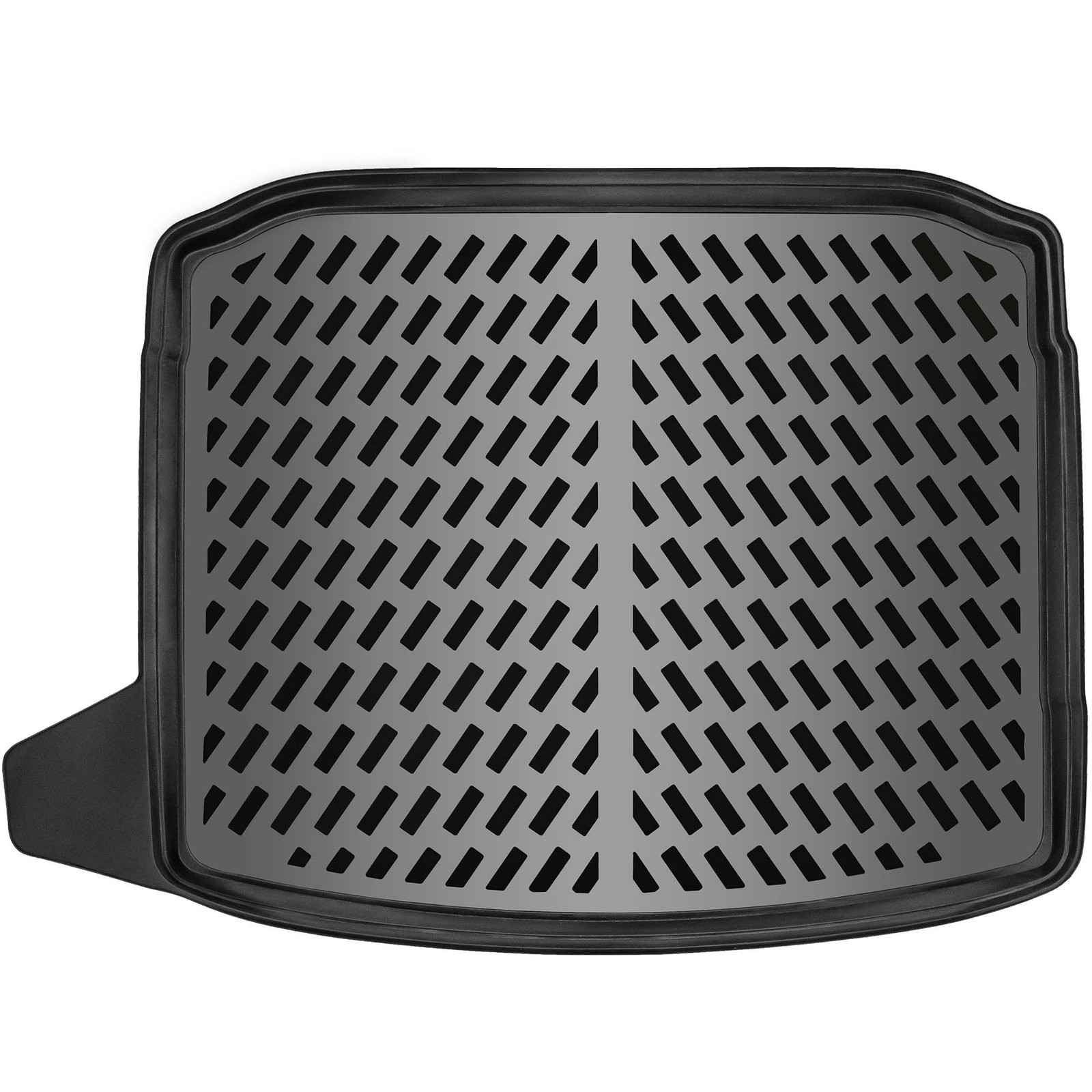 Elmasline 3d Vasca Baule in Gomma per Vw Tiguan 2 2016-2024 Nero - Immagine 1