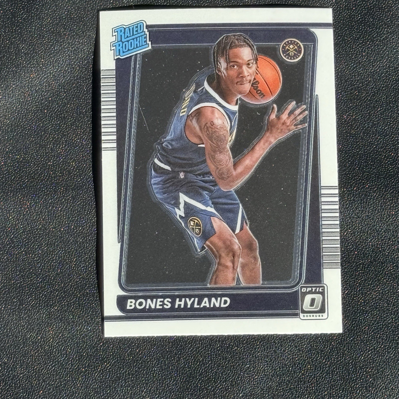2021-22 Panini Donruss Optic Bones Hyland Rated Rookie #194 Denver Nuggets RC P