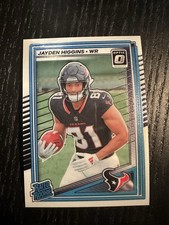 2025 Panini Donruss Optic Rated Rookie Jayden Higgins #225 RC Texans