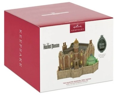 2025 Hallmark Keepsake Disney HAUNTED MANSION Christmas Tree Topper NEW RETIRED