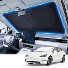 Tesla Model 3/Y Windshield Sun Shade 2017-2026  Tesla Model 3/Y 2017-2026