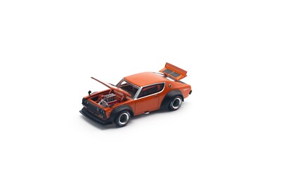 Pop Race 1:64 Nissan GT-R V8 Drift Kenmeri Orange #173 | eBay