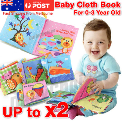Infant Baby Toddler Development Education Soft Cloth Fabric Book