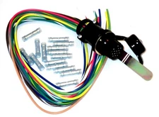 Hiniker Snow Plow p/n 38813107 Repair pigtail, 6 function,plow side AMP CPC, OEM