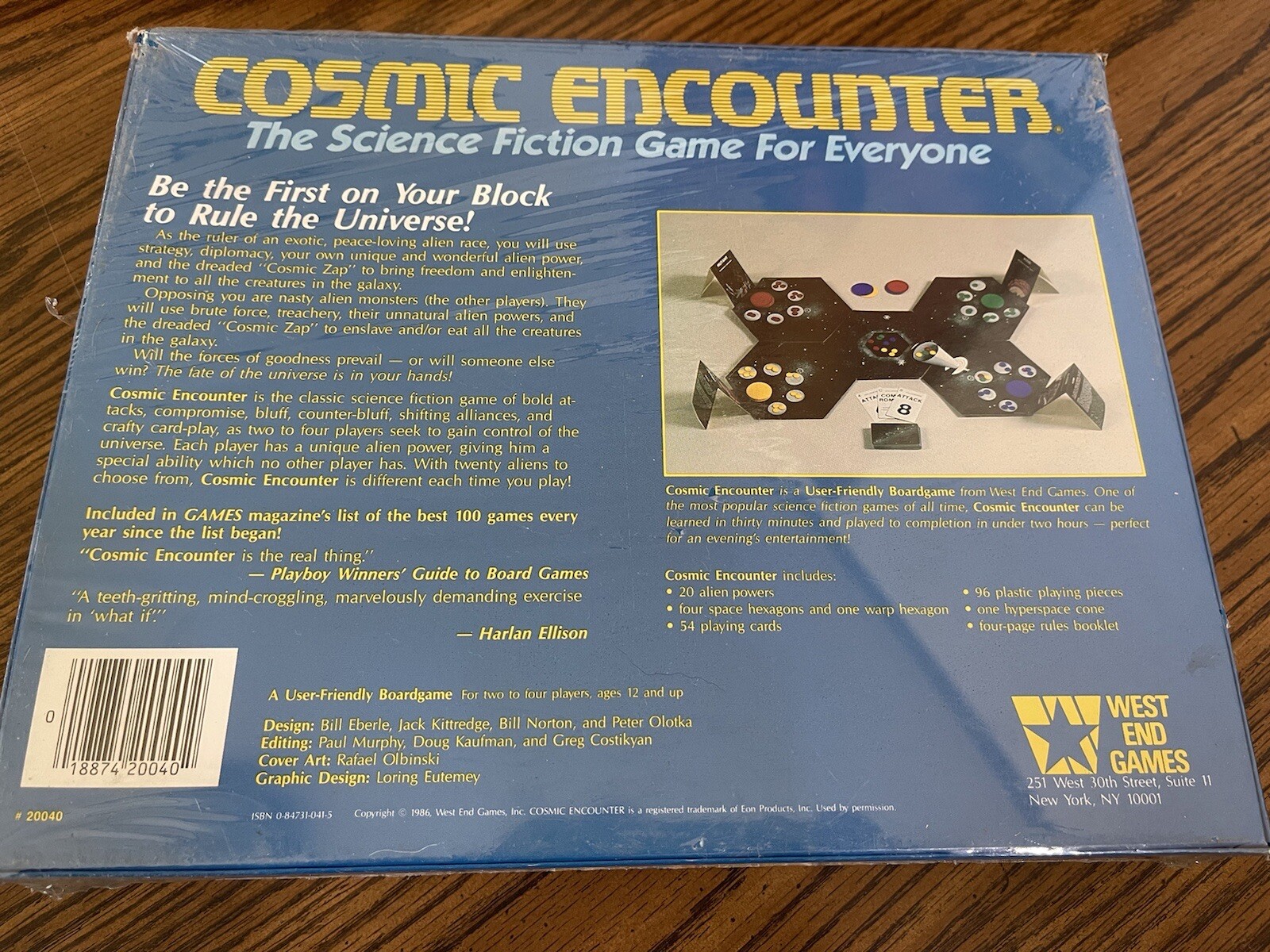 Cosmic Encounter West End Games 1986 Board Game Vintage BRAND NEW  18874200402 | eBay