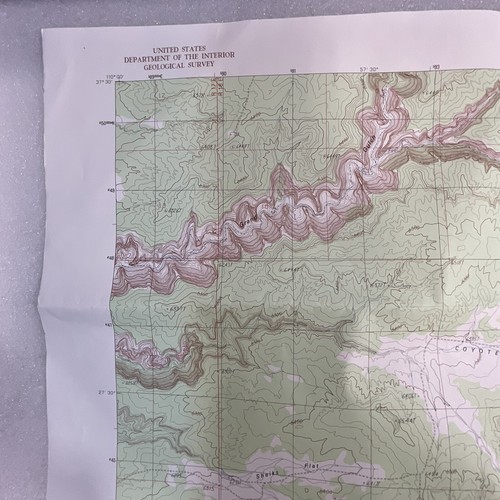Cedar Mesa North Quadrangle Utah 1989 Map US Geological Survey OldPaperMaps - Picture 5 of 16