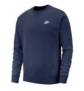 Nike Club Crewneck Sweatshirt BV2662 410 Navy Blue Menâs Size 4XL Tall NWT | eBay