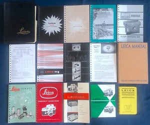 Vintage Leica, Leicaflex Camera Catalogs, Brochures, Photography Book 50s & 60s