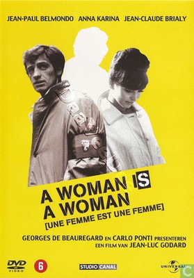 A Woman Is a Woman NEW PAL Classic DVD Jean-Luc Godard Jean-Paul Belmondo Karina