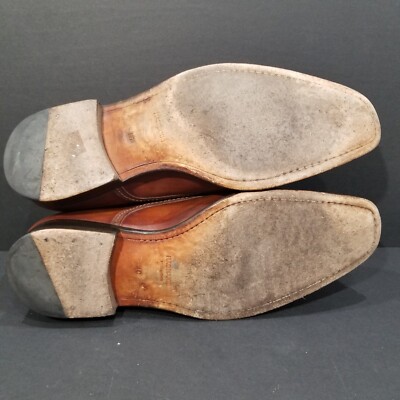 Magnanni Lennon Cuero Single Monk Strap Brown Dress Shoes  display picture 1