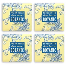 Greenwich Bay 1.9oz Soap, Fresh Milk Shea Butter - Set of 4 (R5H003)