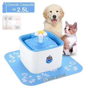 Détails Sur Loetad Fontaine à Eau Pour Chat 25l à Fleur Automatique électrique Sile
