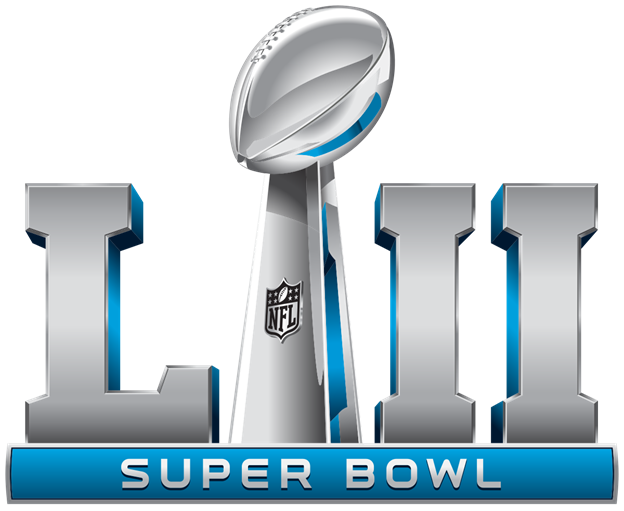 Super Bowl LII 52 Premium Vinyl Die-Cut Sticker