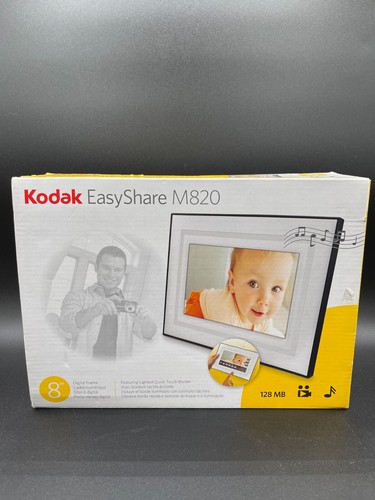 Kodak EasyShare M820 8'' Digital Picture Frame 1000 Photos NEW Open Box - Picture 2 of 13