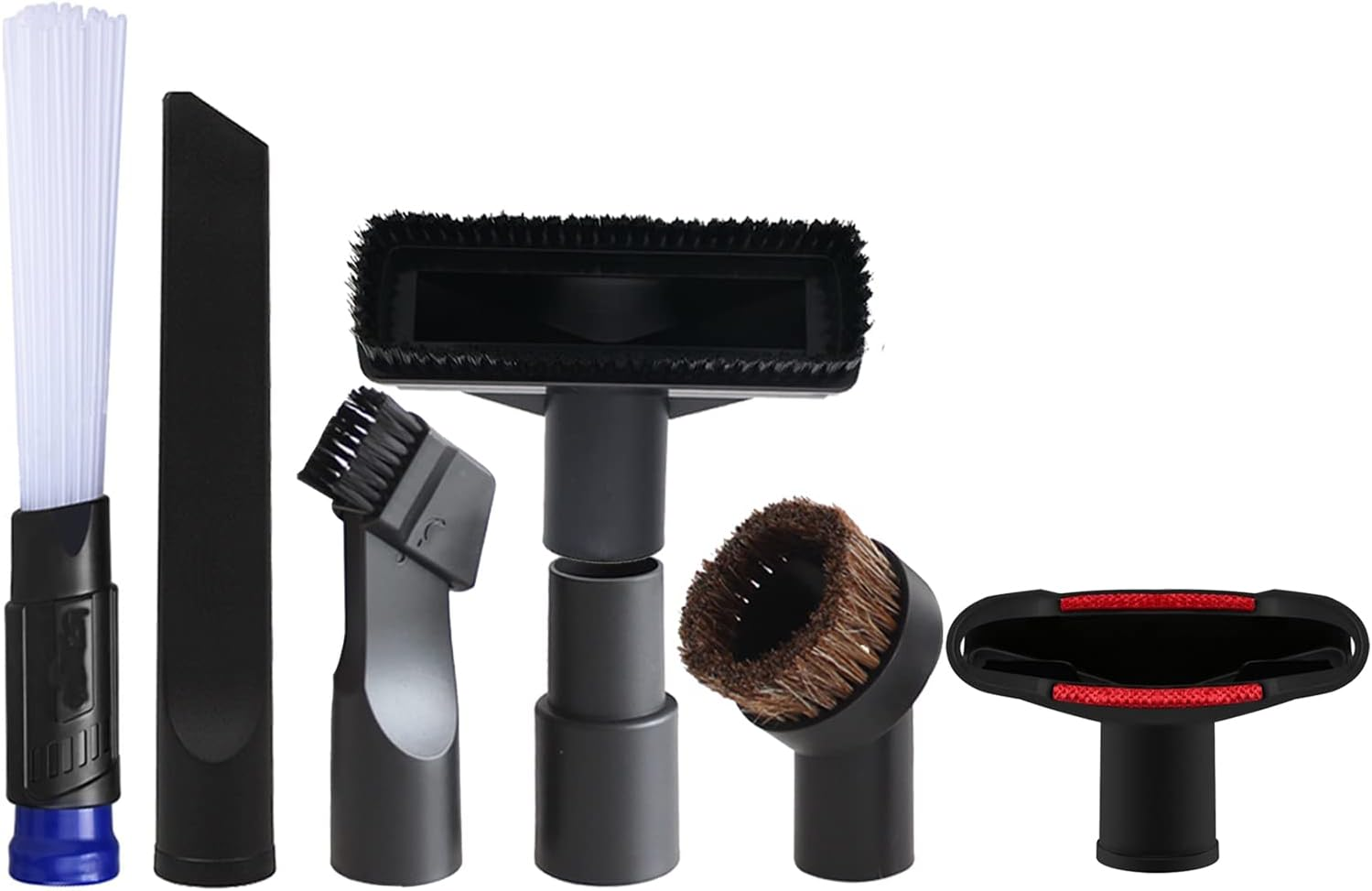 1 1/4 Inch Vacuum Attachments Accessories to 1 3/8 Inch Vacuum Dusty Brush for