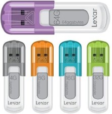 Lexar JumpDrive V10 16GB 32GB 64GB 2.0 USB Flash Drive - Colors