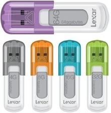 Lexar JumpDrive V10 16GB 32GB 64GB 2.0 USB Flash Drive - Colors