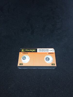 2 PK TIANQIU AG0 379A SR521 379 618 SR63 521 SR521SW Alkaline Watch Battery USA