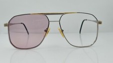 Vintage Heartland Collection HC357 Gold Gunmetal Aviator Sunglasses FRAMES ONLY