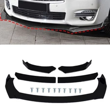 For 03-08 Mazda 6 Sedan Front Bumper Lip Spoiler Body Kit Glossy Black