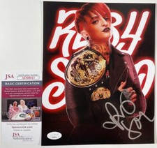 AEW All Elite Wrestling Ruby Soho Signed 8x10 Photo A Ruby Riott WWE JSA COA