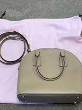 Genuine Kate Spade New York Nude Brown Leather Medium Crossbody Shoulder Bag