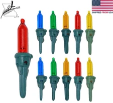 10 Colors GE LED 3.3 V .066 W Mini Christmas Mixed Light Bulbs Tree Light Watt