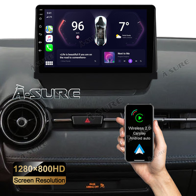 For Mazda 2 Demio 2014-2023 2+32GB Android 14 Car Stereo Radio Wireless Carplay