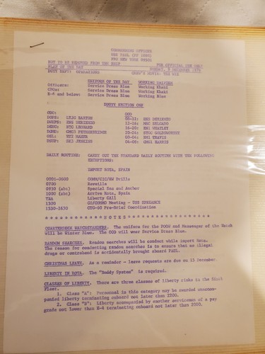 1979-80 USS Paul FF-1080 Deployment Cruise Book USN Navy Yearbook Log Book - Picture 11 of 16