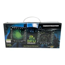 THRUSTMASTER 2x MFD COUGAR PACK OF 2 MULTIFUNCTINAL USB COCKPIT PANELS NOS NEW