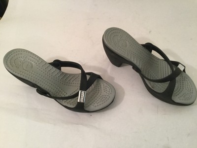 black crocs women's size 9