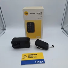 Yale Assure Lock 2 Touch Deadbolt, Black Suede Smart Keyless Entry Lock *READ*