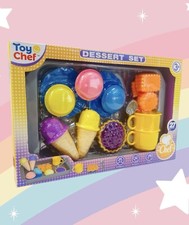 Toy Chef Food Toys Pretend Dessert Set Multicolor Toddler Preschool 27 pcs