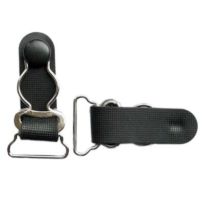 10 Stück Damen Strumpfgürtel Oberschenkel Strapsstrümpfe Korsett Träger Griffe schwarz