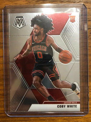 2019-20 Panini Mosaic RC #211 Coby White - Chicago Bulls