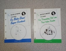 Vintage Two Rx Doctor Motors Perfect Circle Guides Oil Loss and Diesel Engine