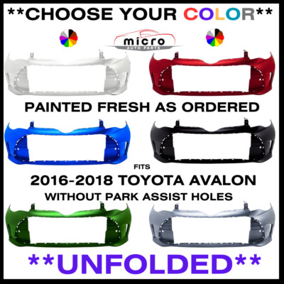 NEW FRONT BUMPER FOR 2016-2018 AVALON PAINTED *CHOOSE YOUR COLOR* TO1000417