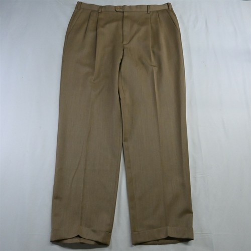 Zanella 40 x 34 Khaki Austin Pleated 