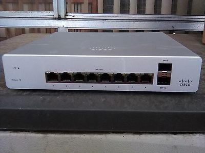 Cisco  (MS220-8P) Desktop Network Cloud Switch Device 3 Year License
