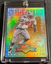 1998 CURTIS MARTIN  #14 Leaf Rookies & Stars Donruss Crusade Green 204/250  