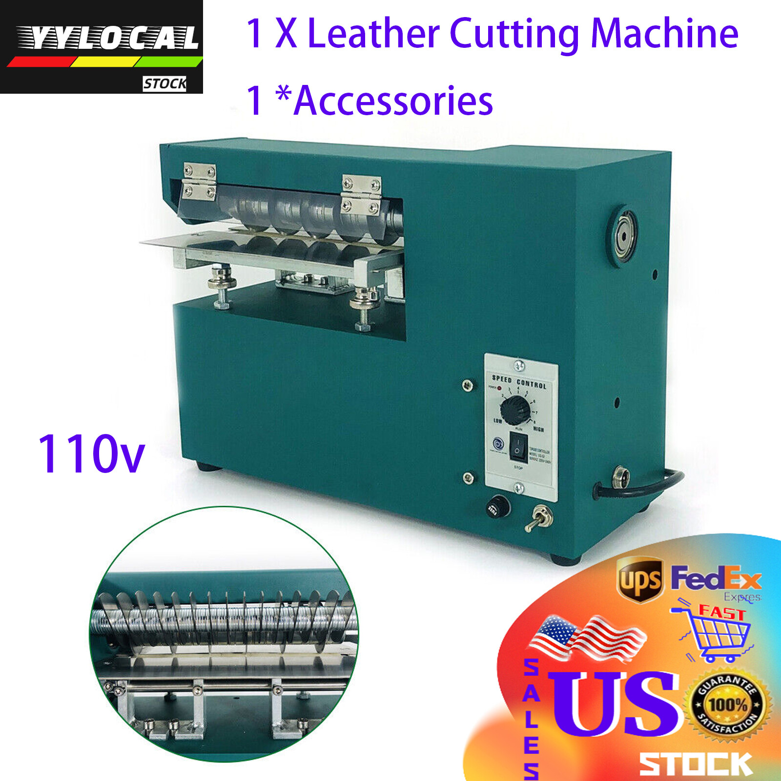 1600Rpm Electric Leather Strap Cutter Machine Leather Strip Cutting Equipment