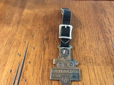 hough payloader design award watch fob frank g hough W/ Leather Strap