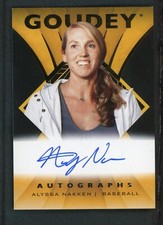 2023 ALYSSA NAKKEN AUTO UPPER DECK GOODWIN CHAMPIONS GOUDEY AUTOGRAPHS