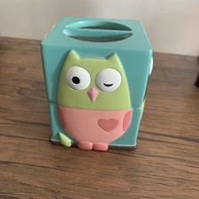 Saturday Knight Ltd. Owl Toothbrush Or Makeup Holder Head Turns Teal