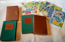 2- 1961 box sets, American Geographical Society Around the World Program 9 books