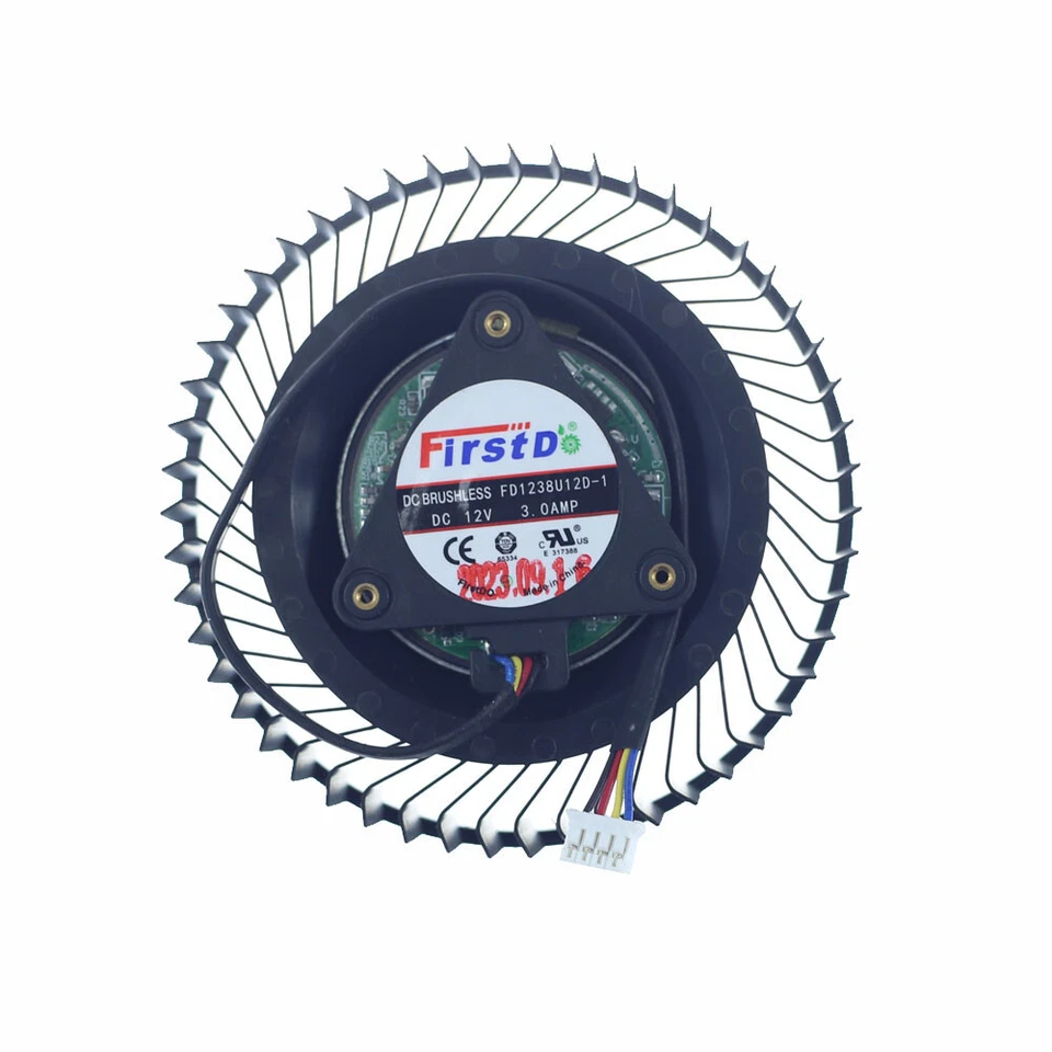 90MM FD1238U12D-1 DC12V 3.0AMP 4-Pin Graphics card fan for PNY size:90X90X20 - Image 2 of 2