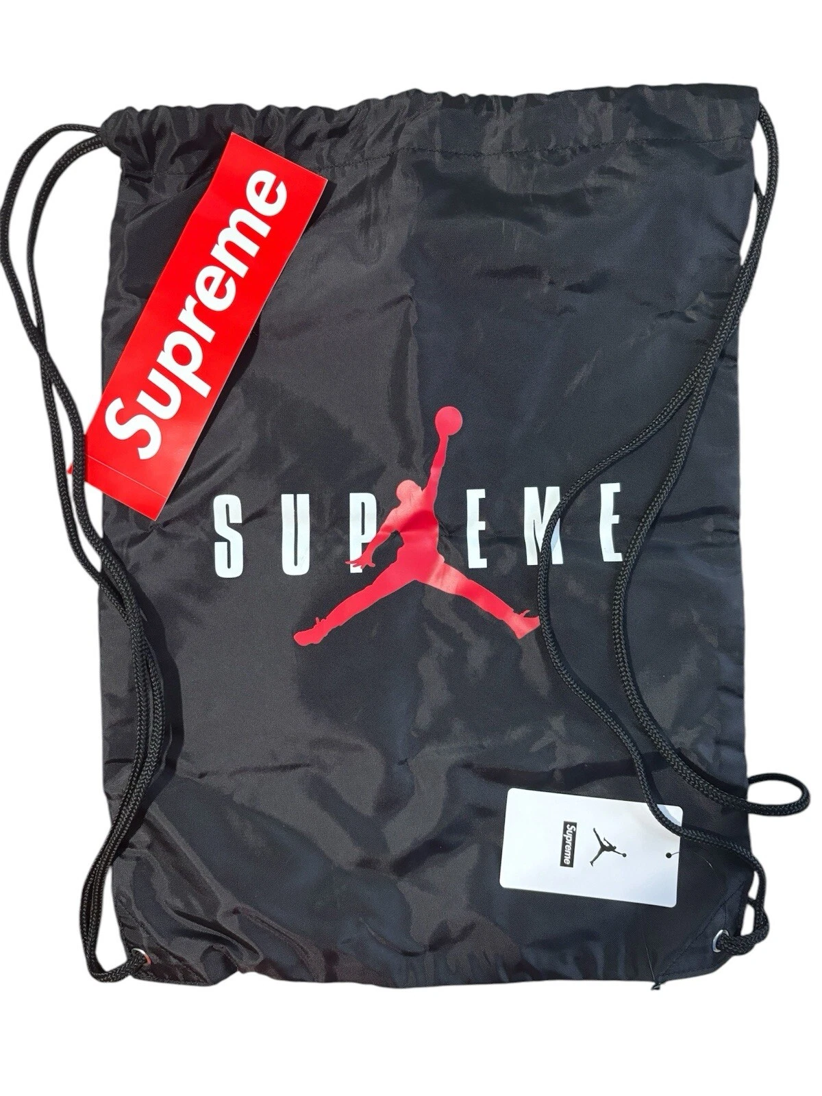 Sac à cordon Supreme Jordan noir FW24 Supreme 2024