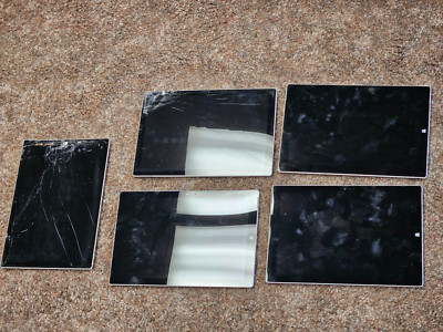 lot of 5x surface pro 5 i5 and surface pro 3 i5 FOR PARTS bundle