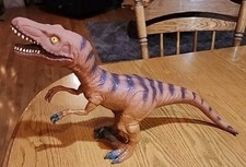 Velociraptor R Raptor Dinosaur 12" Figure Soft Plastic Rubber Toys R Us 2014 EUC